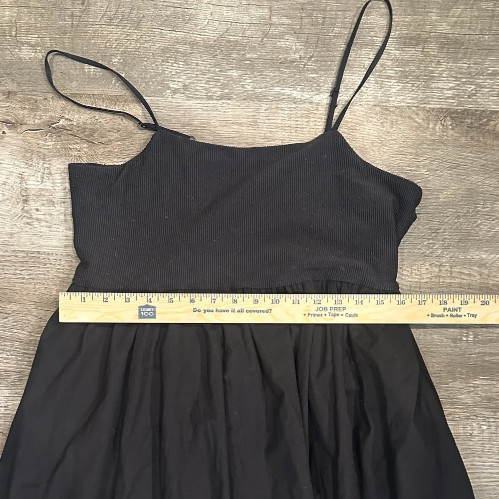 Maeve for Anthro Sleeveless Black Ribbed‎ Knit Bubble DressSize 1X - Picture 5 of 7